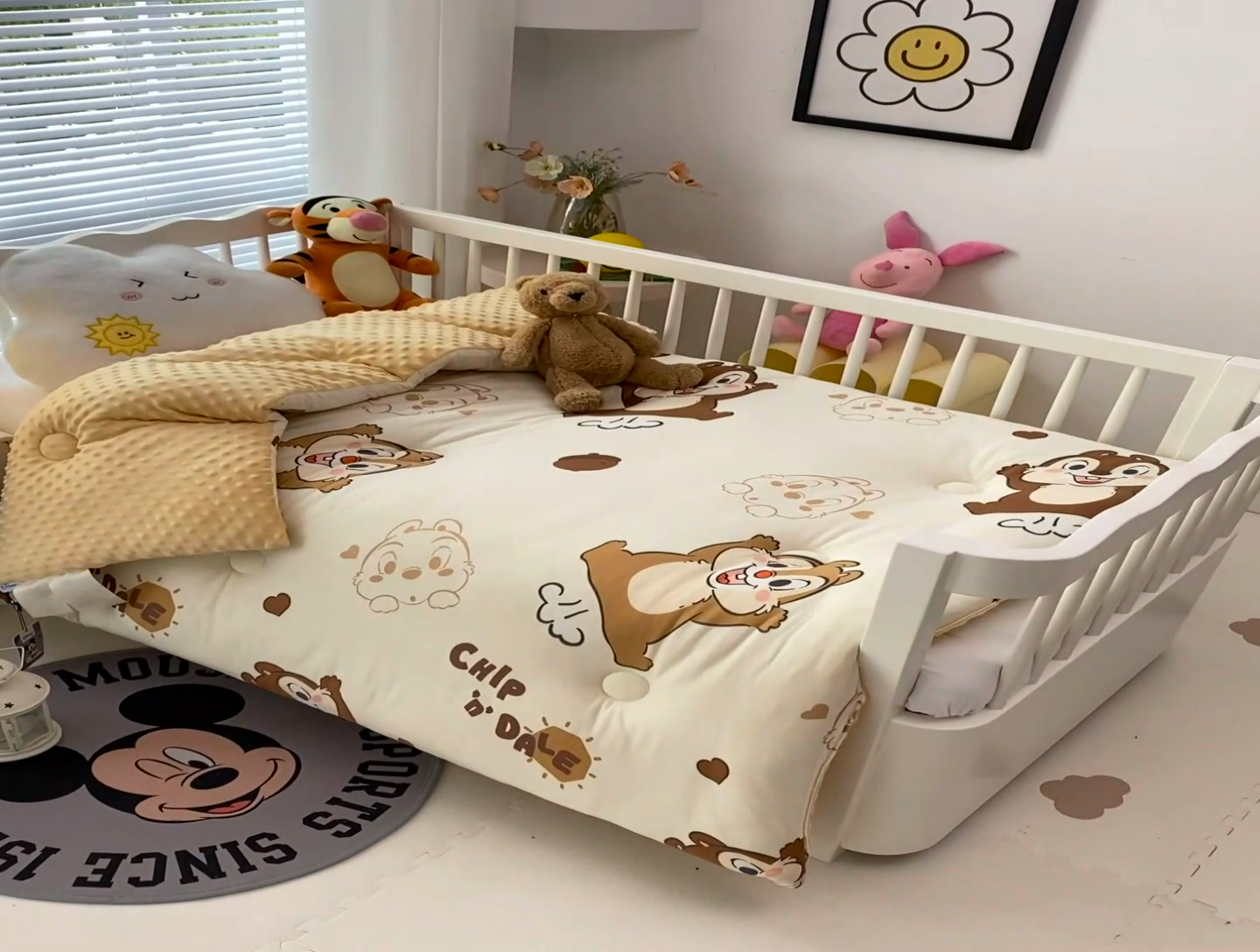 91家纺网 家纺一手货源 找家纺 （买家秀 爆款花型长期款不断货）迪士尼豆豆被针织棉被子针织棉豆豆被迪士尼正版授权豆豆被春冬被-儿童被 搞怪奇奇蒂蒂