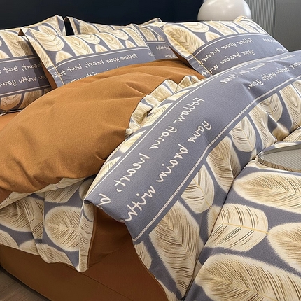 91家纺网 家纺一手货源 找家纺 （总）（买家秀 爆款花色不断货）A类母婴级纯棉磨毛四件套简约纯棉全棉磨毛四件套纯棉四件套全棉四件套花卉磨毛