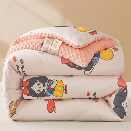 91家纺网 家纺一手货源 找家纺 （总）（买家秀 爆款花型长期款不断货）迪士尼豆豆被针织棉被子针织棉豆豆被迪士尼正版授权豆豆被春冬被-学生被