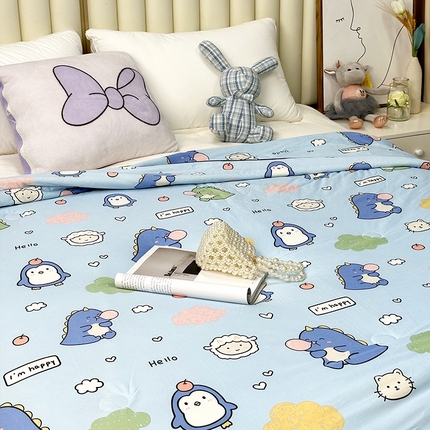 91家纺网 家纺一手货源 找家纺 （总）（自己工厂有网销大热款 网销帮推可合作优惠 长期款不断货）2024新款A类针织棉夏被空调被-风格二