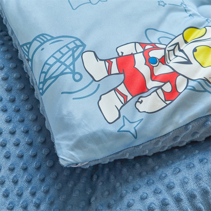 91家纺网 家纺一手货源 找家纺 （买家秀 爆款花型长期款不断货）迪士尼豆豆被针织棉被子针织棉豆豆被迪士尼正版授权豆豆被春冬被-学生被 奥特之光