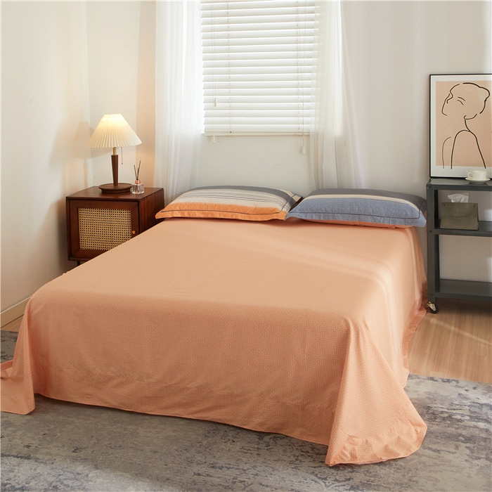 91家纺网 家纺一手货源 找家纺 沐白家居 2025新款全棉印花四件套 漫生活