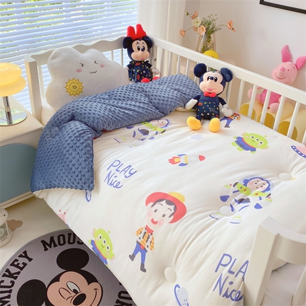 91家纺网 家纺一手货源 找家纺 （总）（买家秀 爆款花型长期款不断货）迪士尼豆豆被针织棉被子针织棉豆豆被迪士尼正版授权豆豆被春冬被-儿童被