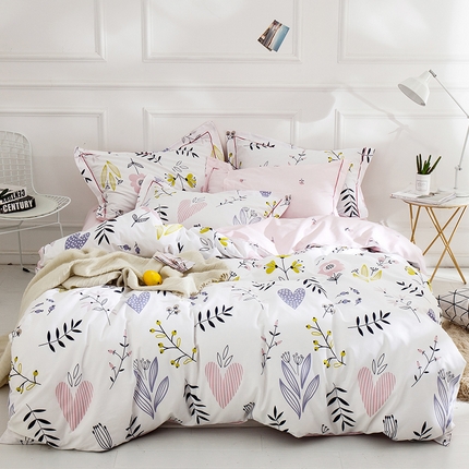 91家纺网 家纺一手货源 找家纺 （总）薏思家纺 2025新款13376活性全棉四季款-四件套