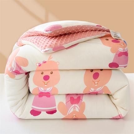 91家纺网 家纺一手货源 找家纺 （总）（买家秀 爆款花型长期款不断货）迪士尼豆豆被针织棉被子针织棉豆豆被迪士尼正版授权豆豆被春冬被-学生被