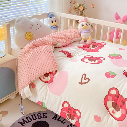 91家纺网 家纺一手货源 找家纺 （总）（买家秀 爆款花型长期款不断货）迪士尼豆豆被针织棉被子针织棉豆豆被迪士尼正版授权豆豆被春冬被-儿童被