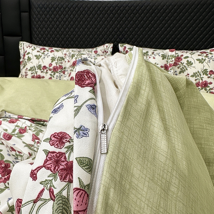 91家纺网 家纺一手货源 找家纺 （买家秀爆款花色不断货）A类母婴级小清新磨毛四件套简约磨毛四件套花卉磨毛四件套卡通磨毛四件套格子条纹 梦幻玫瑰