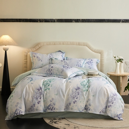 91家纺网 家纺一手货源 找家纺 （总）薏思家纺 2025新款13376活性全棉四季款-四件套