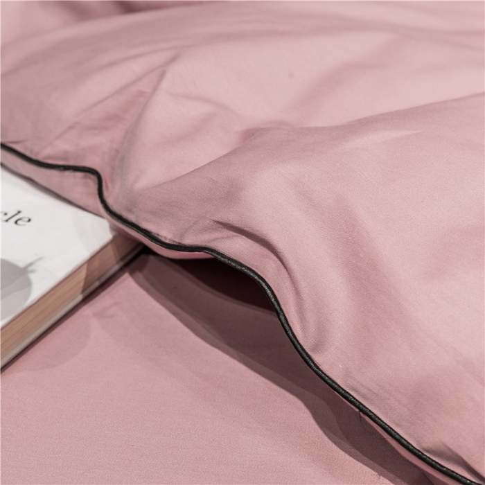 91家纺网 家纺一手货源 找家纺 （买家秀 爆款花型不断货）纯棉四件套纯棉全棉四件套长绒棉刺绣四件套长绒棉四件套贡缎四件套轻奢四件套 豆沙色