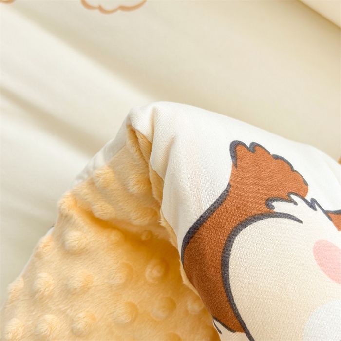 91家纺网 家纺一手货源 找家纺 （买家秀 爆款花型长期款不断货）迪士尼豆豆被针织棉被子针织棉豆豆被迪士尼正版授权豆豆被春冬被-学生被 搞怪奇奇蒂蒂