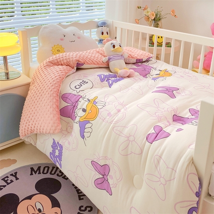 91家纺网 家纺一手货源 找家纺 （总）（买家秀 爆款花型长期款不断货）迪士尼豆豆被针织棉被子针织棉豆豆被迪士尼正版授权豆豆被春冬被-儿童被