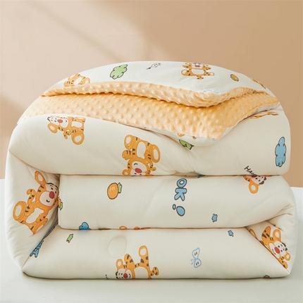 91家纺网 家纺一手货源 找家纺 （买家秀 爆款花型长期款不断货）迪士尼豆豆被针织棉被子针织棉豆豆被迪士尼正版授权豆豆被春冬被-学生被 跳跳虎