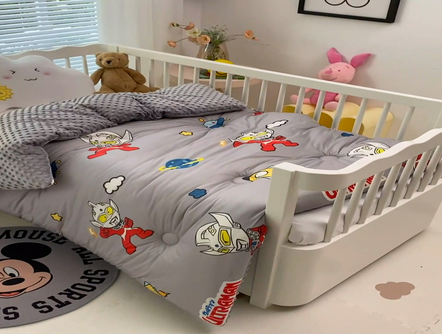 91家纺网 家纺一手货源 找家纺 （买家秀 爆款花型长期款不断货）迪士尼豆豆被针织棉被子针织棉豆豆被迪士尼正版授权豆豆被春冬被-儿童被 格斗奥特曼