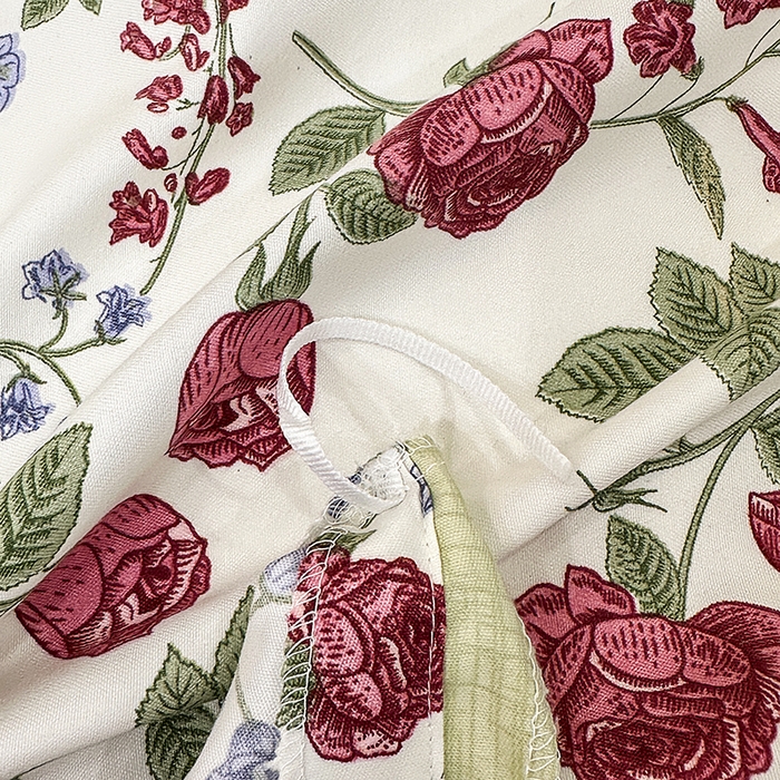 91家纺网 家纺一手货源 找家纺 （买家秀爆款花色不断货）A类母婴级小清新磨毛四件套简约磨毛四件套花卉磨毛四件套卡通磨毛四件套格子条纹 梦幻玫瑰