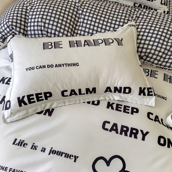 91家纺网 家纺一手货源 找家纺 （买家秀爆款花色不断货）A类母婴级小清新磨毛四件套简约磨毛四件套花卉磨毛四件套卡通磨毛四件套格子条纹 清新小花