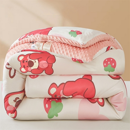 91家纺网 家纺一手货源 找家纺 （总）（买家秀 爆款花型长期款不断货）迪士尼豆豆被针织棉被子针织棉豆豆被迪士尼正版授权豆豆被春冬被-学生被