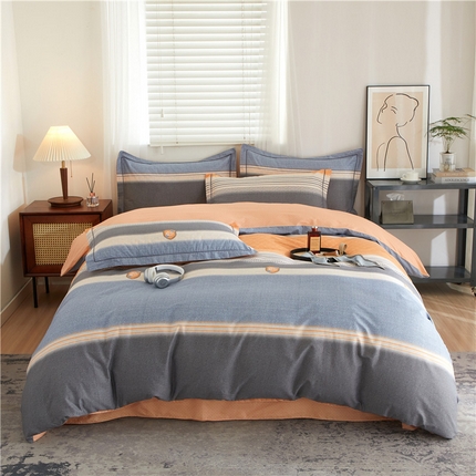 沐白家居 2025新款全棉印花四件套 漫生活