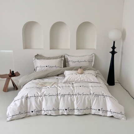 91家纺网 家纺一手货源 找家纺 （总）薏思家纺 2025新款13376活性全棉四季款-四件套