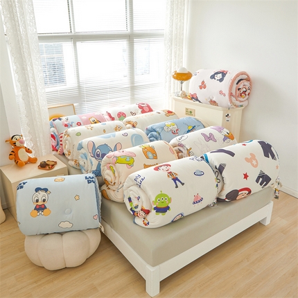 91家纺网 家纺一手货源 找家纺 （总）（买家秀 爆款花型长期款不断货）迪士尼豆豆被针织棉被子针织棉豆豆被迪士尼正版授权豆豆被春冬被-儿童被