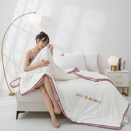 91家纺网 家纺一手货源 找家纺 （总）（买家秀 热款花色不断货）A类母婴级大豆被立体边刺绣春秋冬被大豆纤维被空调被纯色被子大豆被芯-场景2