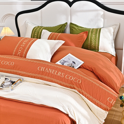 91家纺网 家纺一手货源 找家纺 （总）（买家秀爆款花色不断货）A类母婴级刺绣磨毛四件套简约磨毛四件套水洗磨毛四件套水洗棉磨毛刺绣四件套纯棉