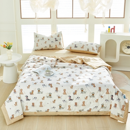 91家纺网 家纺一手货源 找家纺 （总1）黛妮雅 2025新款全棉印花夏被空调被 送买家秀