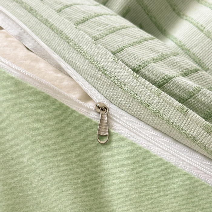 91家纺网 家纺一手货源 找家纺 （买家秀爆款花色不断货）纯棉磨毛四件套纯棉全棉磨毛四件套全棉三层纱磨毛四件套加厚磨毛A类大提花四件套 意象空间-绿