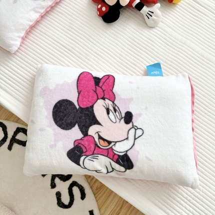 91家纺网 家纺一手货源 找家纺 买家秀）（爆款花型 长期款不断货）迪士尼豆豆枕芯迪士尼豆豆枕头卡通暖绒儿童豆豆枕头儿童豆豆枕芯枕套 乖乖米妮