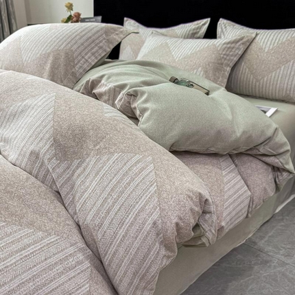 91家纺网 家纺一手货源 找家纺 （总）（买家秀爆款花色不断货）A类母婴级纯棉磨毛四件套简约北欧风纯棉四件套全棉四件套磨毛三件套