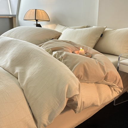 91家纺网 家纺一手货源 找家纺 （总）（买家秀爆款花色不断货）纯棉磨毛四件套纯棉全棉磨毛四件套全棉三层纱磨毛四件套加厚磨毛A类大提花四件套