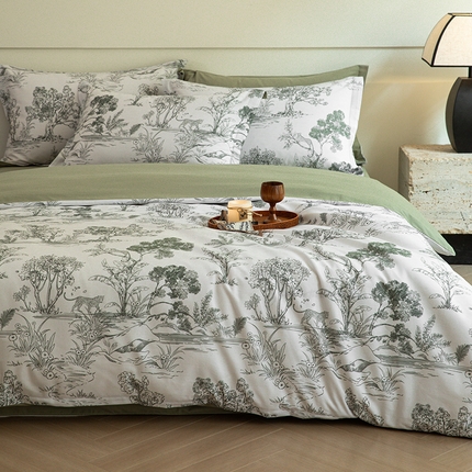 91家纺网 家纺一手货源 找家纺 （总）（买家秀爆款花色不断货）A类母婴级纯棉磨毛四件套简约纯棉全棉磨毛四件套纯棉四件套全棉四件套磨毛三件套