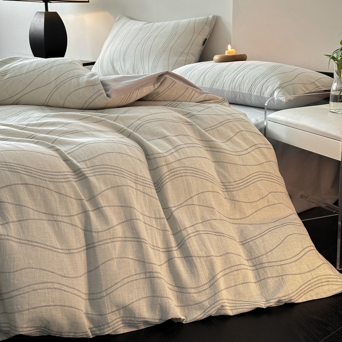 91家纺网 家纺一手货源 找家纺 （买家秀爆款花色不断货）纯棉磨毛四件套纯棉全棉磨毛四件套全棉三层纱磨毛四件套加厚磨毛A类大提花四件套 波洛-灰