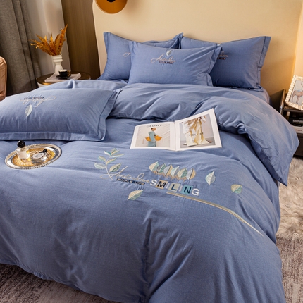 91家纺网 家纺一手货源 找家纺 （总）（买家秀 爆款花色 不断货）A类母婴级纯棉磨毛四件套全棉磨毛三件套纯棉四件套全棉四件套磨毛刺绣四件套