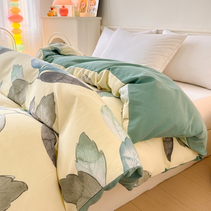 91家纺网 家纺一手货源 找家纺 （总）2024新款加厚全棉生态磨毛套件及单品--单被套