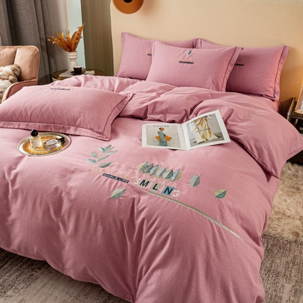 91家纺网 家纺一手货源 找家纺 （总）（买家秀 爆款花色 不断货）A类母婴级纯棉磨毛四件套全棉磨毛三件套纯棉四件套全棉四件套磨毛刺绣四件套