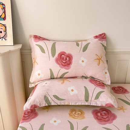 91家纺网 家纺一手货源 找家纺 （总）2024新款加厚全棉生态磨毛套件及单品--单枕套