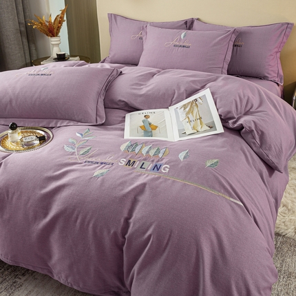 91家纺网 家纺一手货源 找家纺 （总）（买家秀 爆款花色 不断货）A类母婴级纯棉磨毛四件套全棉磨毛三件套纯棉四件套全棉四件套磨毛刺绣四件套