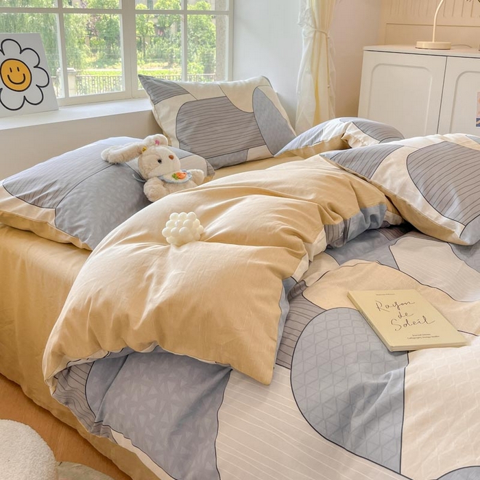 91家纺网 家纺一手货源 找家纺 （买家秀 爆款花型 不断货）13372纯棉四件套全棉四件套卡通四件套儿童三件套学生宿舍三件套学生套件 律动时刻【全棉 吸湿排汗 亲肤透气】