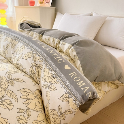 91家纺网 家纺一手货源 找家纺 （总）2024新款加厚全棉生态磨毛套件及单品--单被套