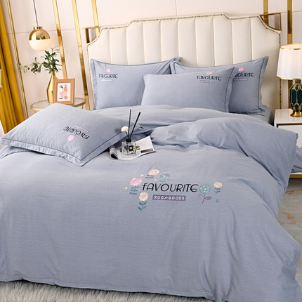 91家纺网 家纺一手货源 找家纺 （总）（买家秀 爆款花色 不断货）A类母婴级纯棉磨毛四件套全棉磨毛三件套纯棉四件套全棉四件套磨毛刺绣四件套