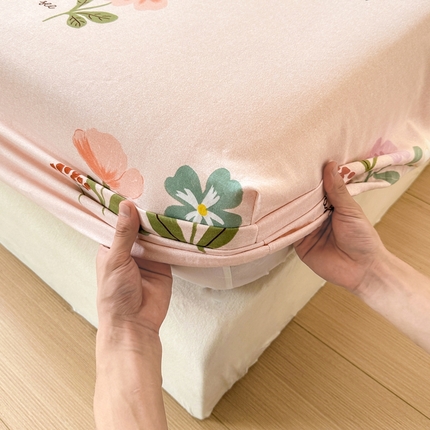 91家纺网 家纺一手货源 找家纺 （总）2024新款加厚全棉生态磨毛套件及单品--单床笠