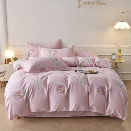 91家纺网 家纺一手货源 找家纺 （总）（买家秀 爆款花色 不断货）A类母婴级纯棉磨毛四件套全棉磨毛三件套纯棉四件套全棉四件套磨毛被套三件套