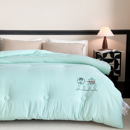 91家纺网 家纺一手货源 找家纺 （总）（买家秀 爆款花型 不断货）A类母婴级大豆被李官奇大豆被提花棉泡泡纱大豆被21%大豆被子春秋被秋冬被