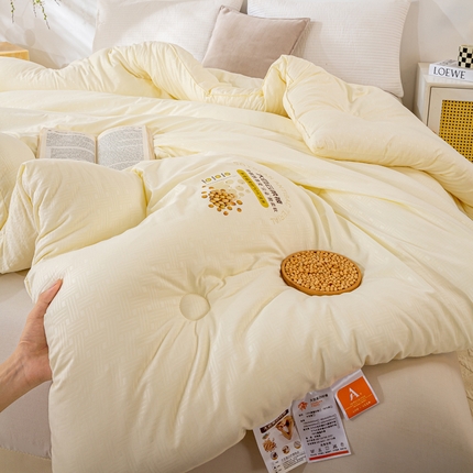 91家纺网 家纺一手货源 找家纺 （总）（买家秀爆款花色不断货）A类母婴级原棉大豆被春秋被秋冬被大豆纤维被子被芯空调被水洗大豆被水洗棉大豆被