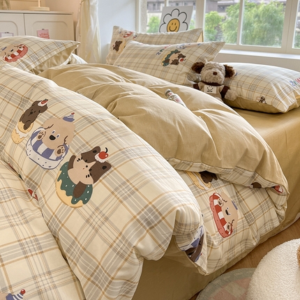 91家纺网 家纺一手货源 找家纺 （总）（买家秀 爆款花型 不断货）13372纯棉四件套全棉四件套卡通四件套儿童三件套学生宿舍三件套学生套件