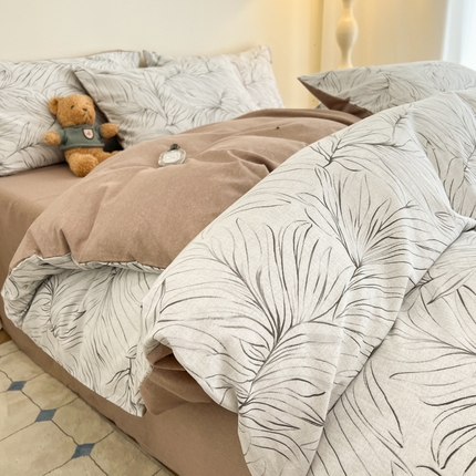 91家纺网 家纺一手货源 找家纺 （总）（买家秀 爆款花色 不断货）A类母婴级纯棉磨毛四件套纯棉全棉磨毛四件套纯棉四件套全棉四件套磨毛三件套