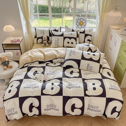 （买家秀 爆款花型 不断货）13372纯棉四件套全棉四件套卡通四件套儿童三件套学生宿舍三件套学生套件 哥伦风雅【全棉 吸湿排汗 亲肤透气】