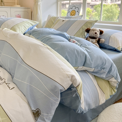 91家纺网 家纺一手货源 找家纺 （总）（买家秀 爆款花型 不断货）13372纯棉四件套全棉四件套卡通四件套儿童三件套学生宿舍三件套学生套件