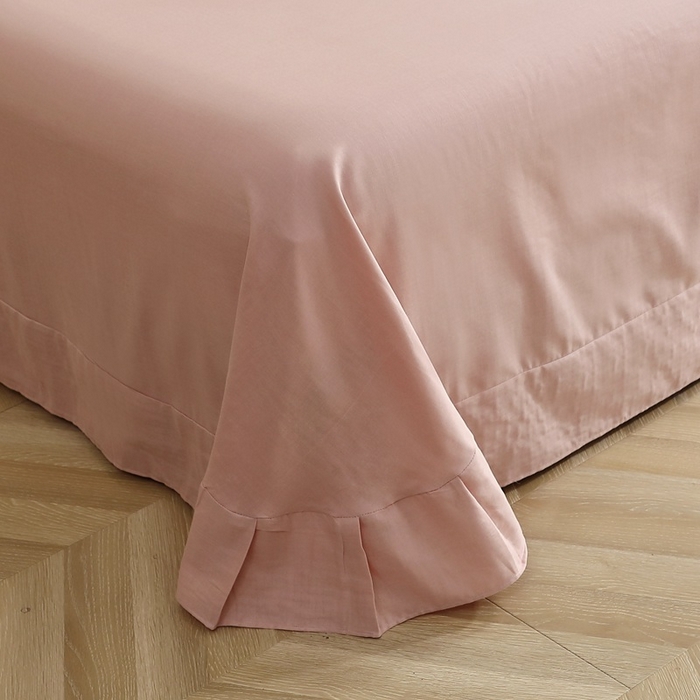 91家纺网 家纺一手货源 找家纺 （总）晶缦家纺 2025新款纯棉纯色全棉双层纱系列单床单单件/母婴级单品床单被单春夏季四季通用