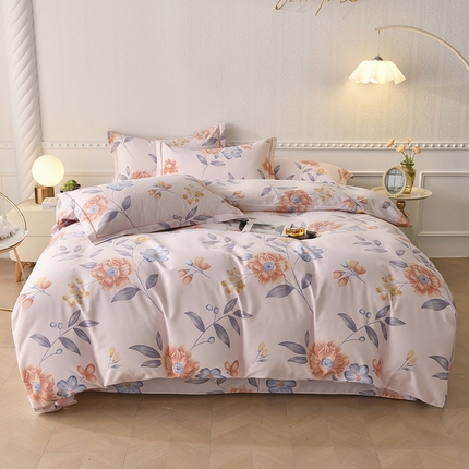 91家纺网 家纺一手货源 找家纺 （总）（买家秀 爆款花色 不断货）A类母婴级纯棉磨毛四件套全棉磨毛三件套纯棉四件套全棉四件套磨毛被套三件套